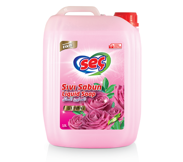 Seç Sıvı El Sabunu Gül Yaprağı (Pet) 3.5Kg