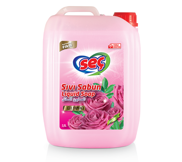 Seç Sıvı El Sabunu Gül Yaprağı (Pet) 3.5Kg