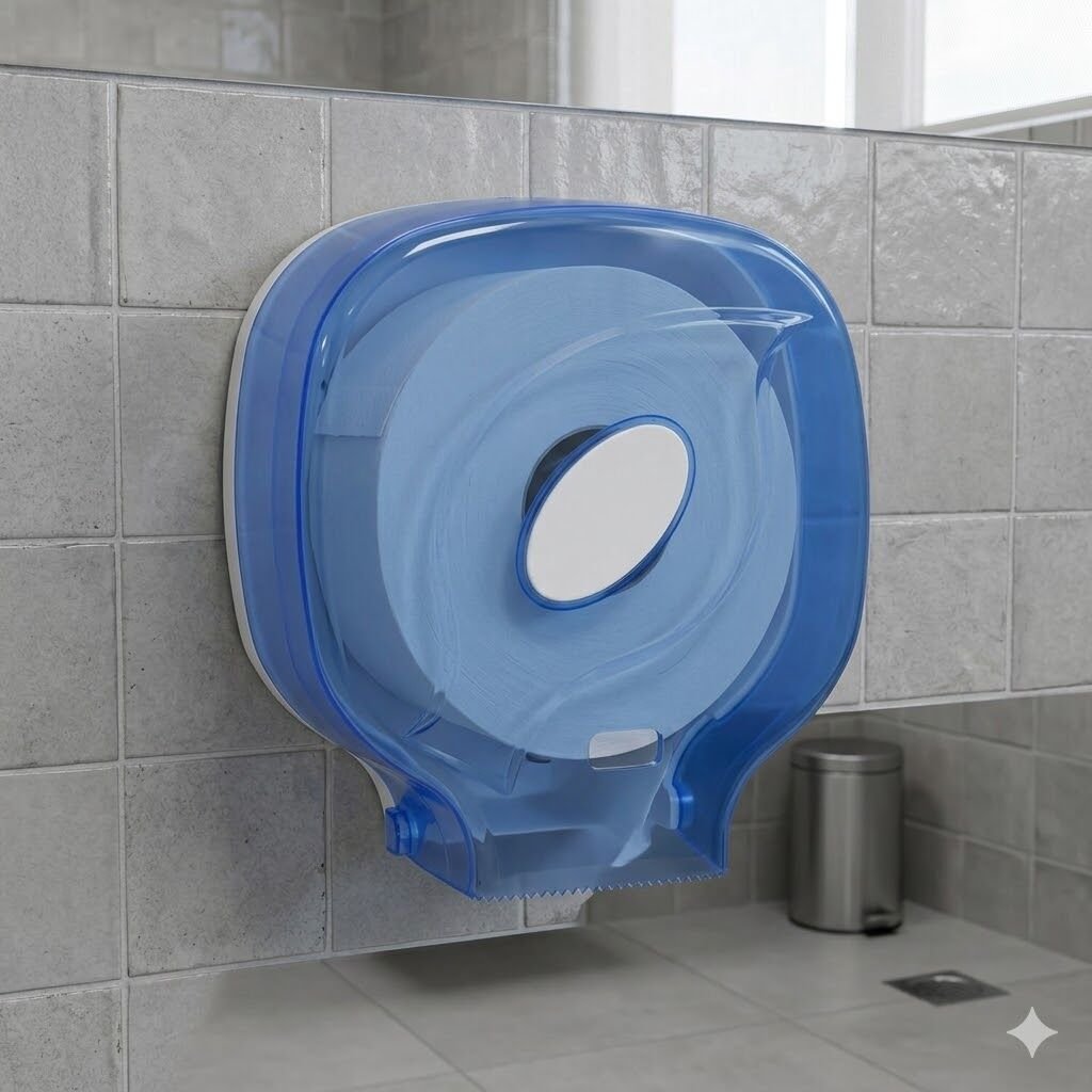 Awion Jumbo Rulo Alttan Çekmeli Wc Kagıt Dıspenseri , Şeffaf