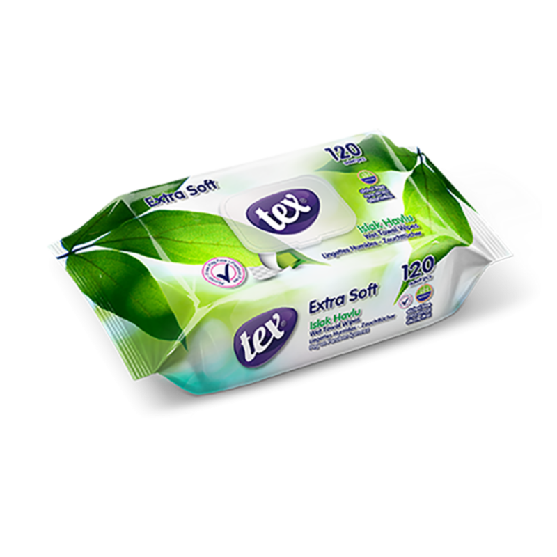 Tex Islak Havlu 120'Li karma