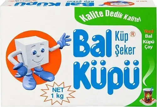 Balküpü Küp Şeker 1 Kg 20 Adet
