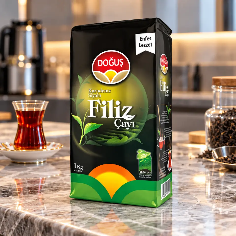 Doğuş Siyah Filiz Çay 1 Kg 12 Adet