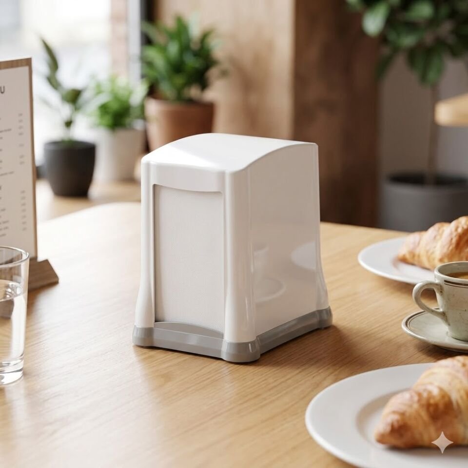 Awion Masa Üstü Peçetelik , Beyaz