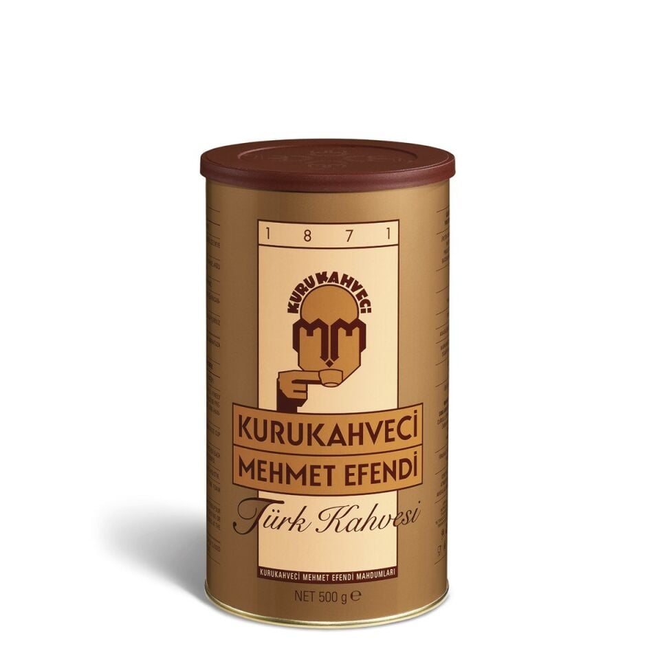 Mehmet Efendi Türk Kahvesi Teneke 500 Gr 6 Adet