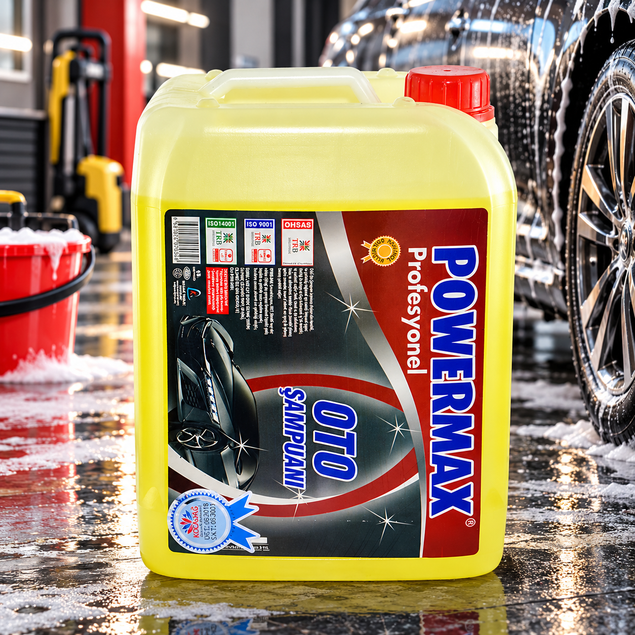 Powermax Oto Yıkama Şampuanı Fırçayla Kullanılan 5 Kg