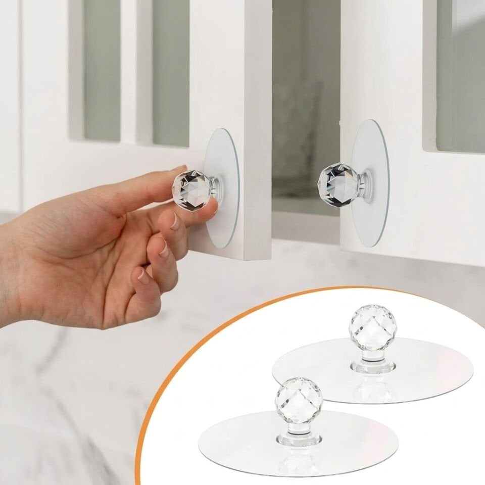 2 Adet Kristal Kulp Askı