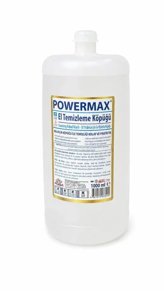 Powermax Kartuşlu Köpük El Sabun Aparata Göre 1000 Ml 12 Adet