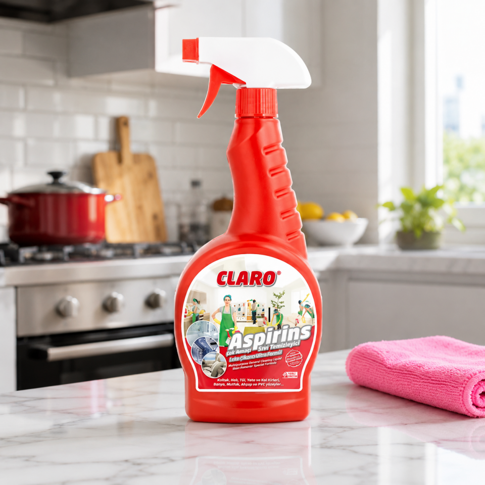 Claro Aspirins Genel Temizleyici Spreyli Klasik 750 ml