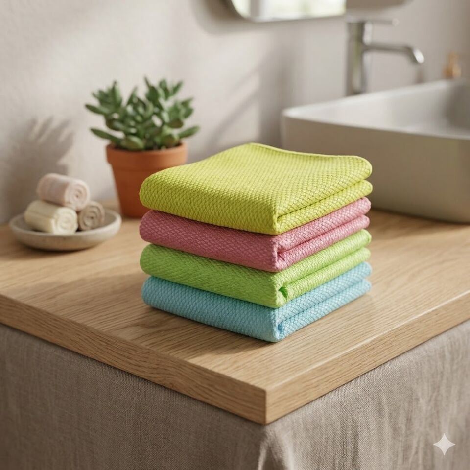 40*40 Mikrofiber Baklava Desenli Tem Bezi 40Gr