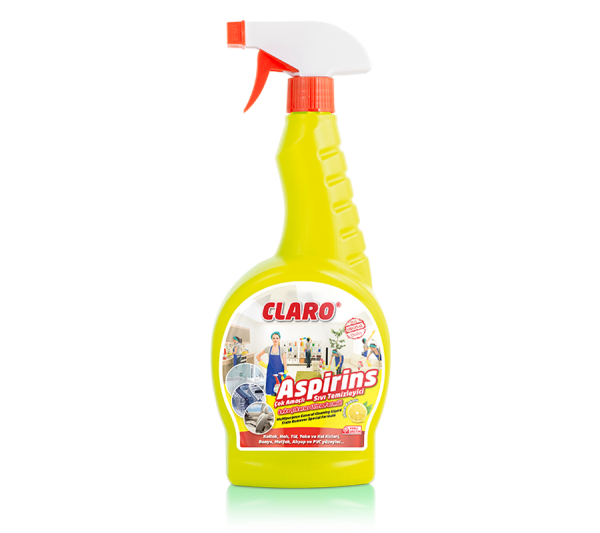 Claro Aspirins Genel Temizleyici Spreyli Limon  750 Gr