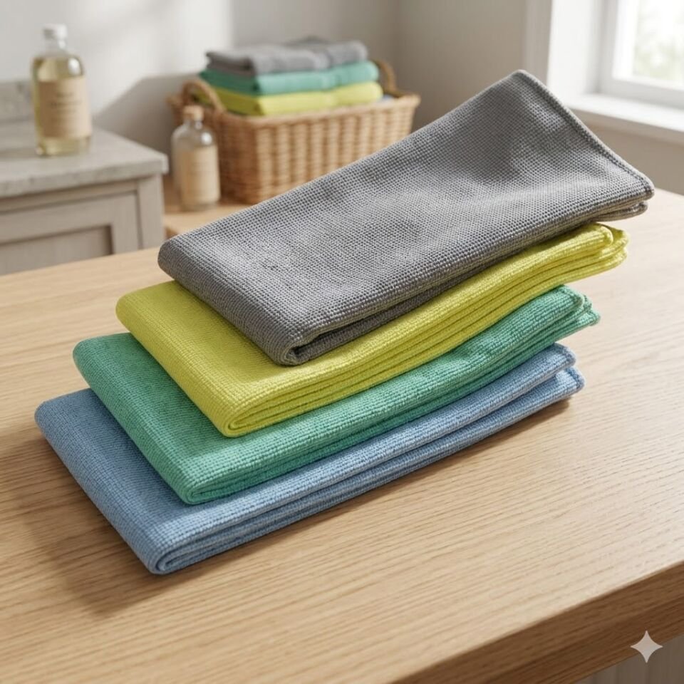 40*40 Mikrofiber Cam Bezi Süet Oluklu 52 Gr