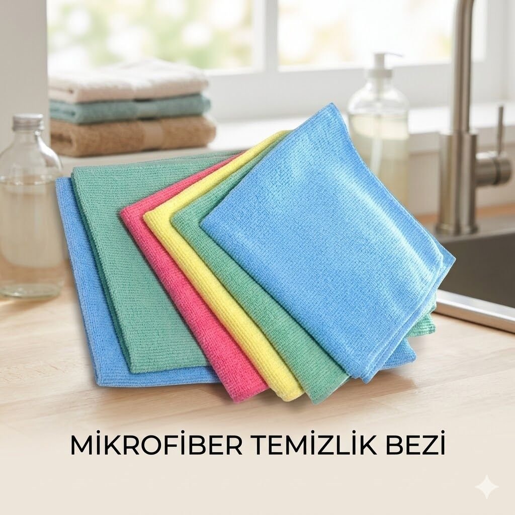 40*40 Mikrofiber Temizlik Bezi 32Gr Yerli