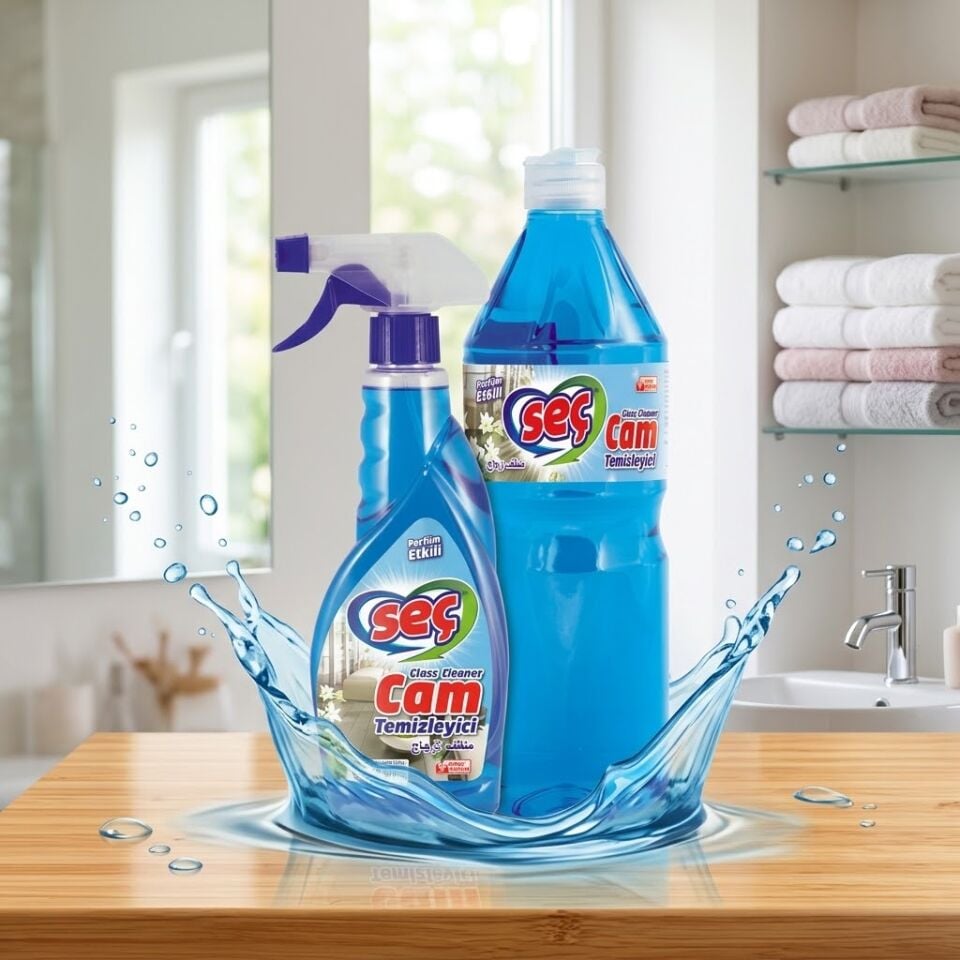Seç Cam Temizleyici Sprey Blue 500+1000 Ml