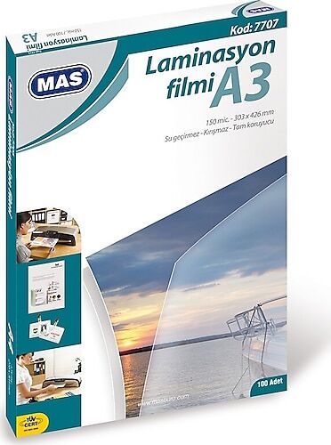 A3 Laminasyon 100 Lü