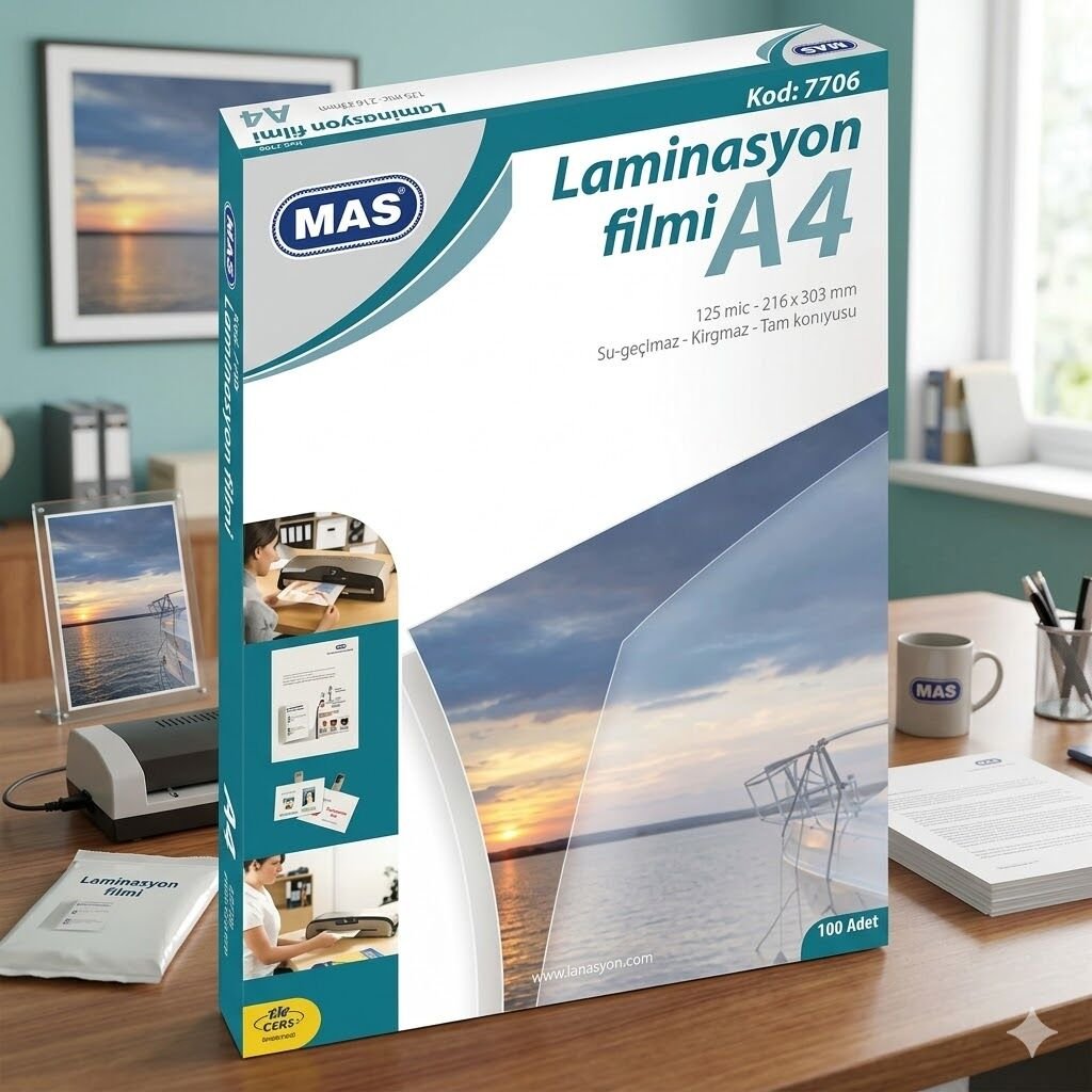 A4 Laminasyon 100 Lü