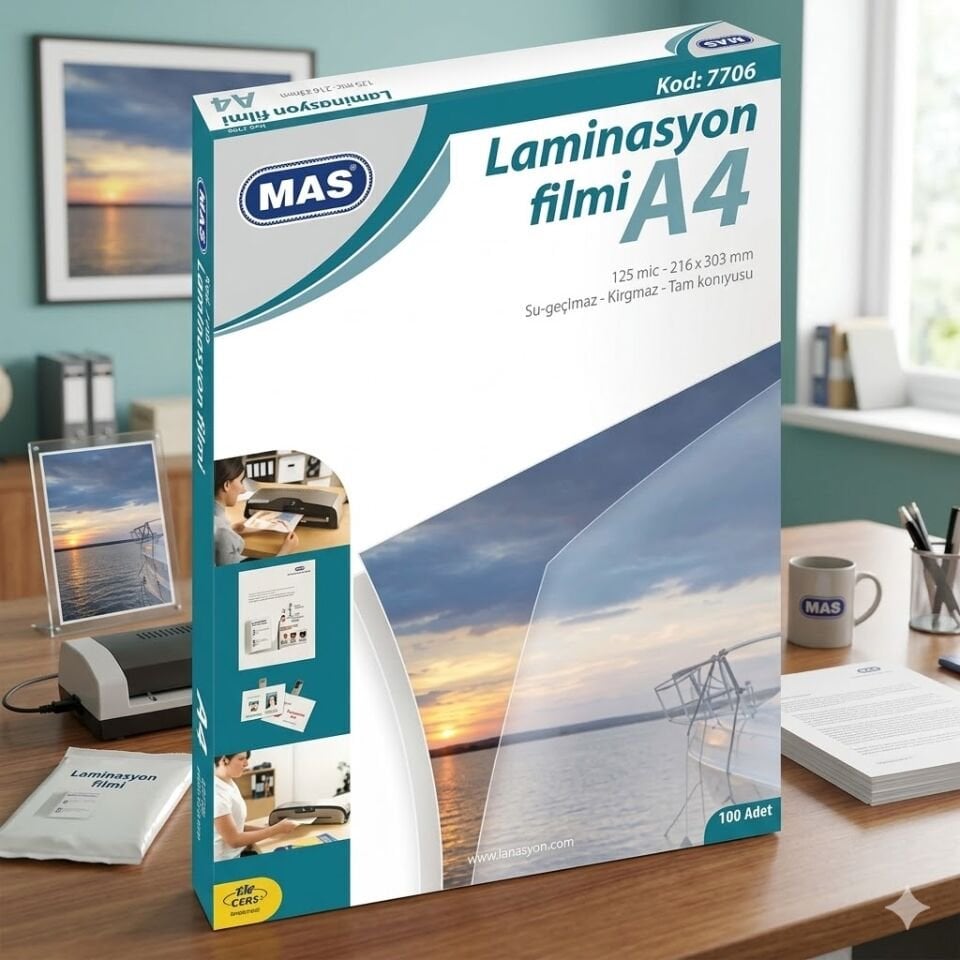 A4 Laminasyon 100 Lü