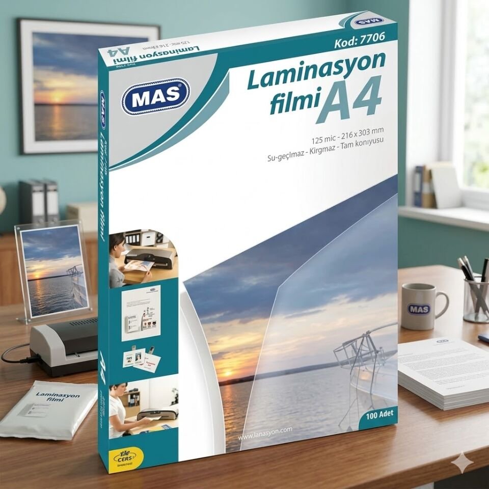 A4 Laminasyon 100 Lü