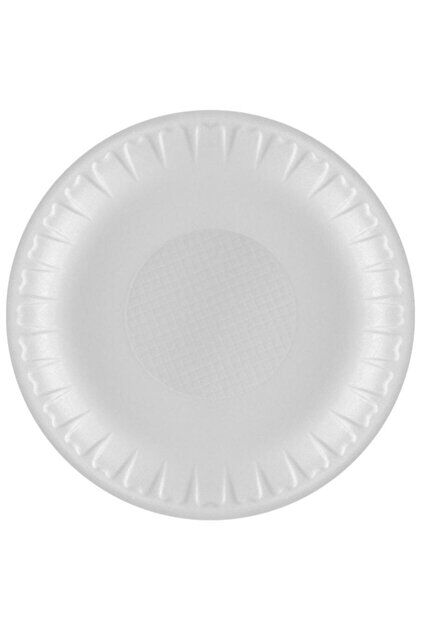 Anı 17 Cm Küçük Yuvarlak Köpük Tabak  100 lü