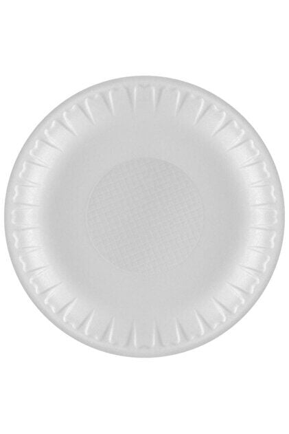 17 Cm Küçük Yuvarlak Köpük Tabak 100 lü
