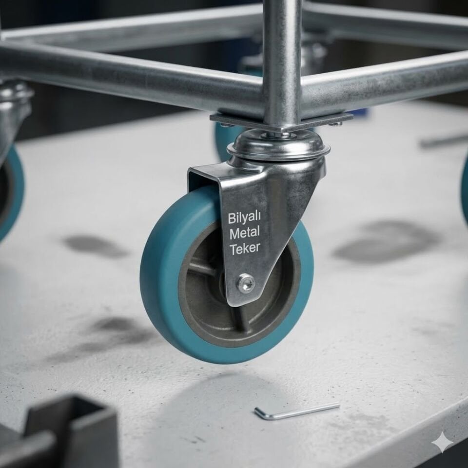 Bilyalı Metal Teker Ø 75Mm