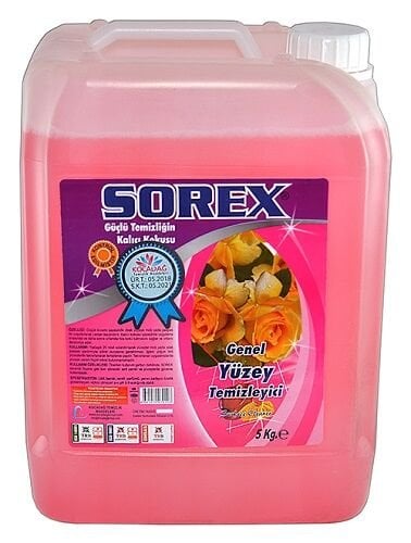 Sorex Parfümlü Genel Yüzey Temizleyici 5 Litre