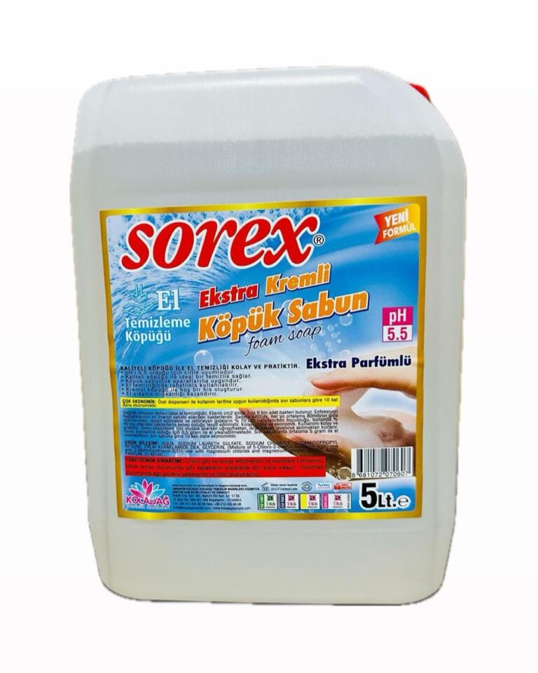 Sorex Köpük El Sabunu 5 Litre