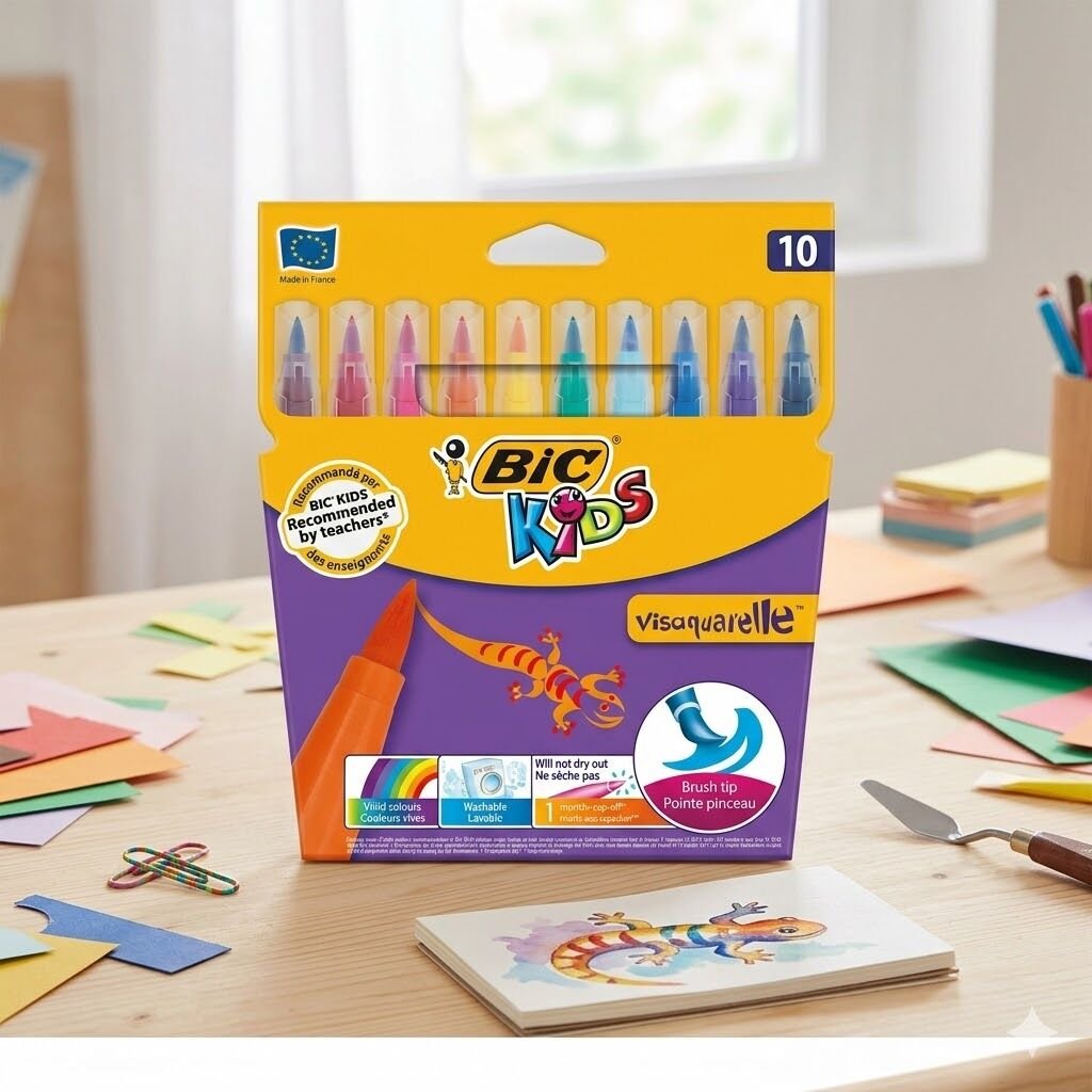 Bic Fırça Uçlu Keçeli Kalem