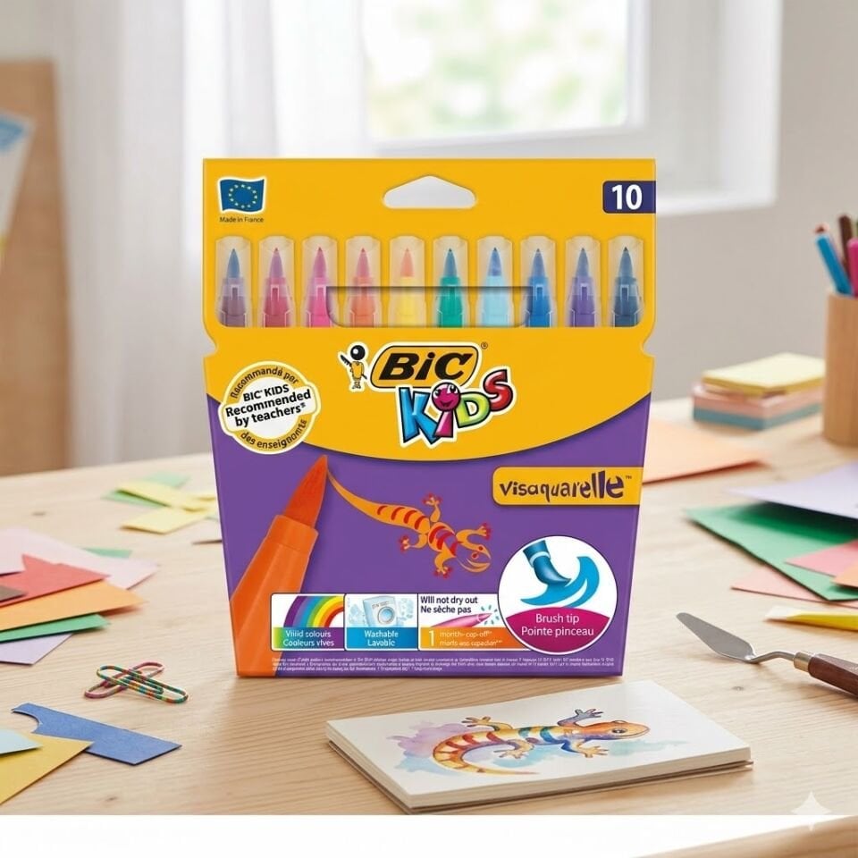 Bic Fırça Uçlu Keçeli Kalem