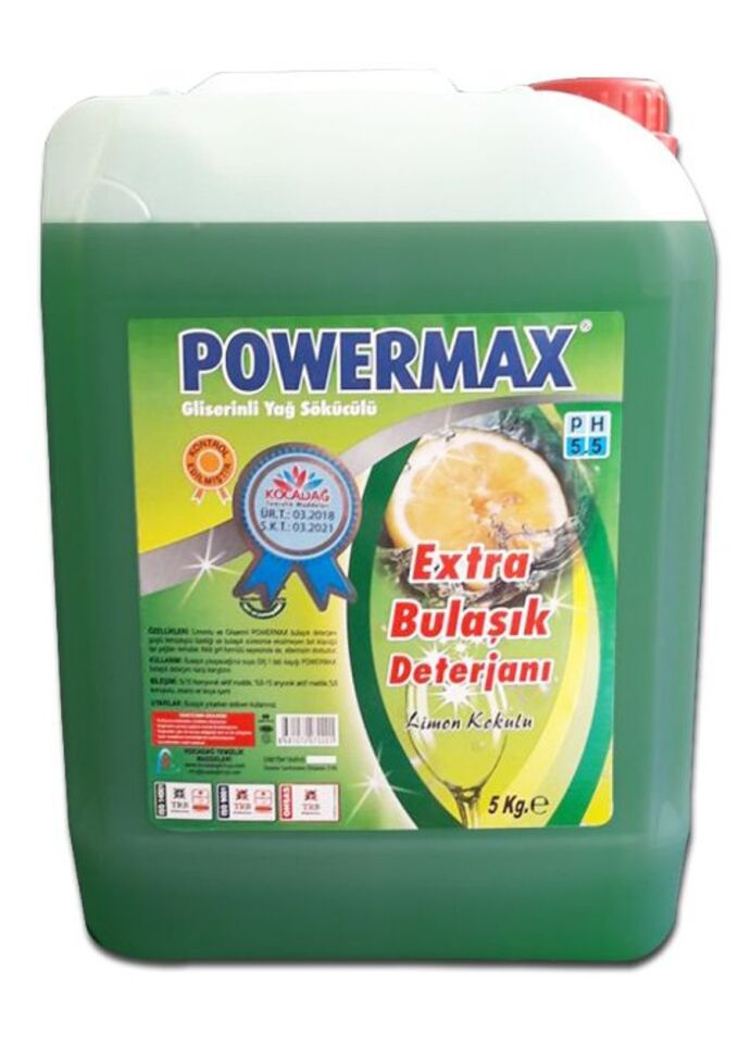Powermax Bulaşık Deterjanı 5 Kg