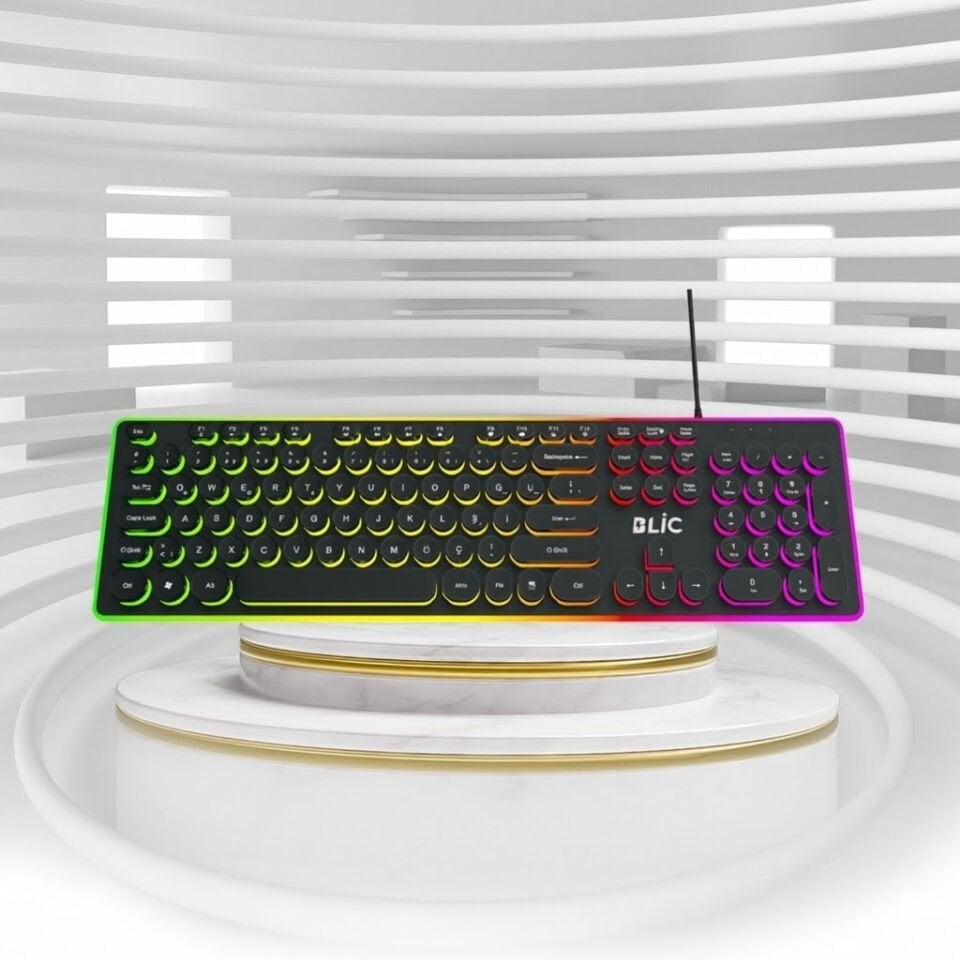Blic Bkb10 Oyuncu Klavyesi Rgb 105-Key