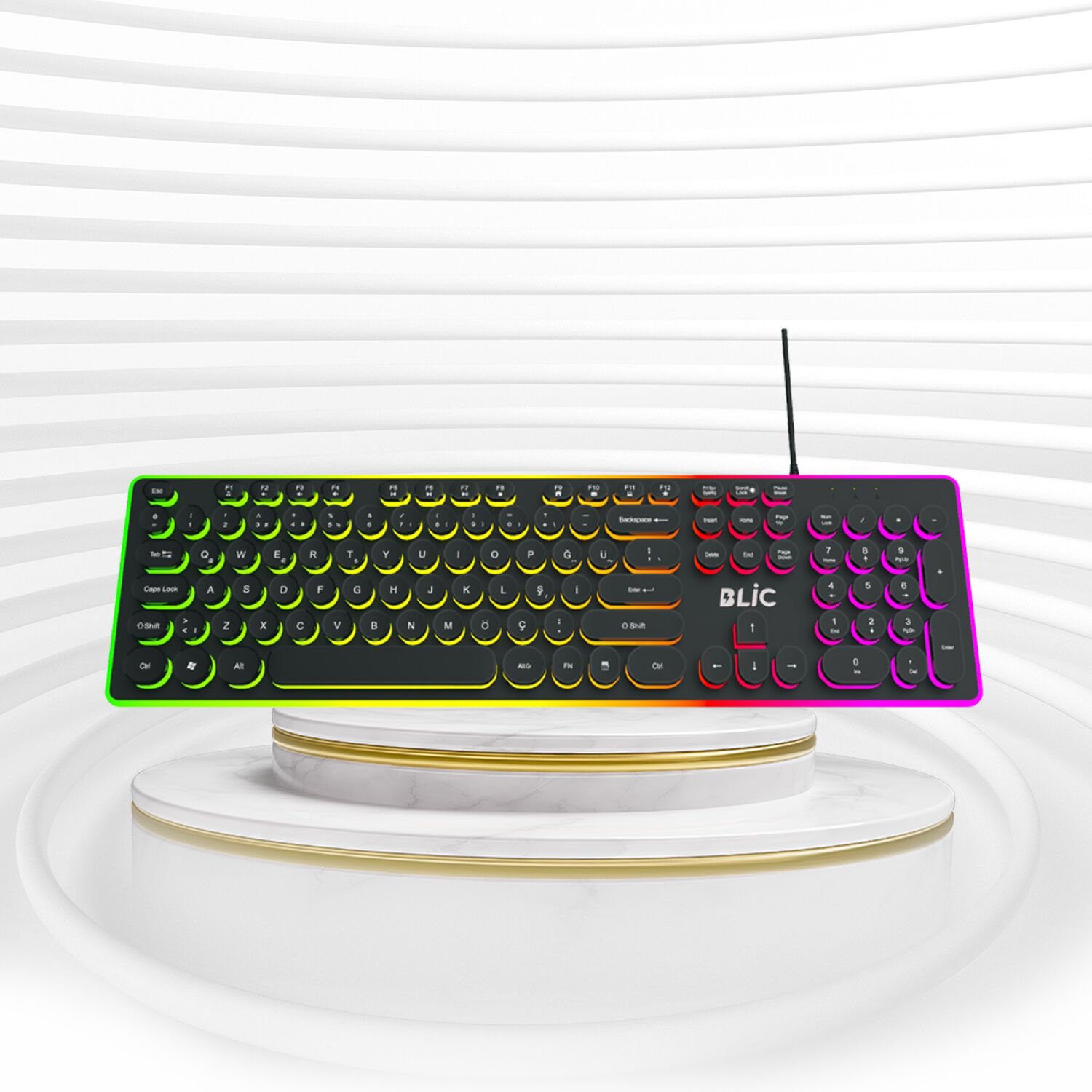 Blic Bkb10 Oyuncu Klavyesi Rgb 105-Key