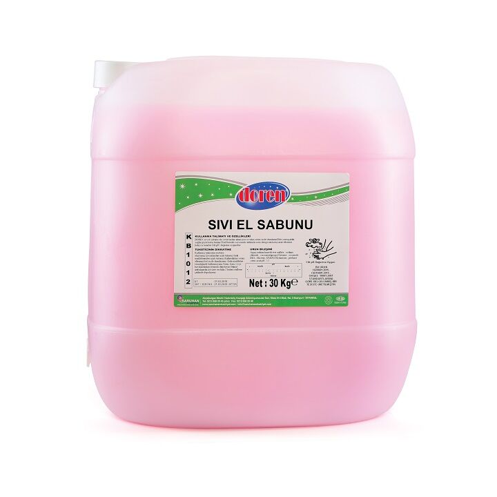 Doren Sıvı El  Sabunu Yıkama Maddesi Pembe/Liquid Hand Was KB1012 (30 Kg)
