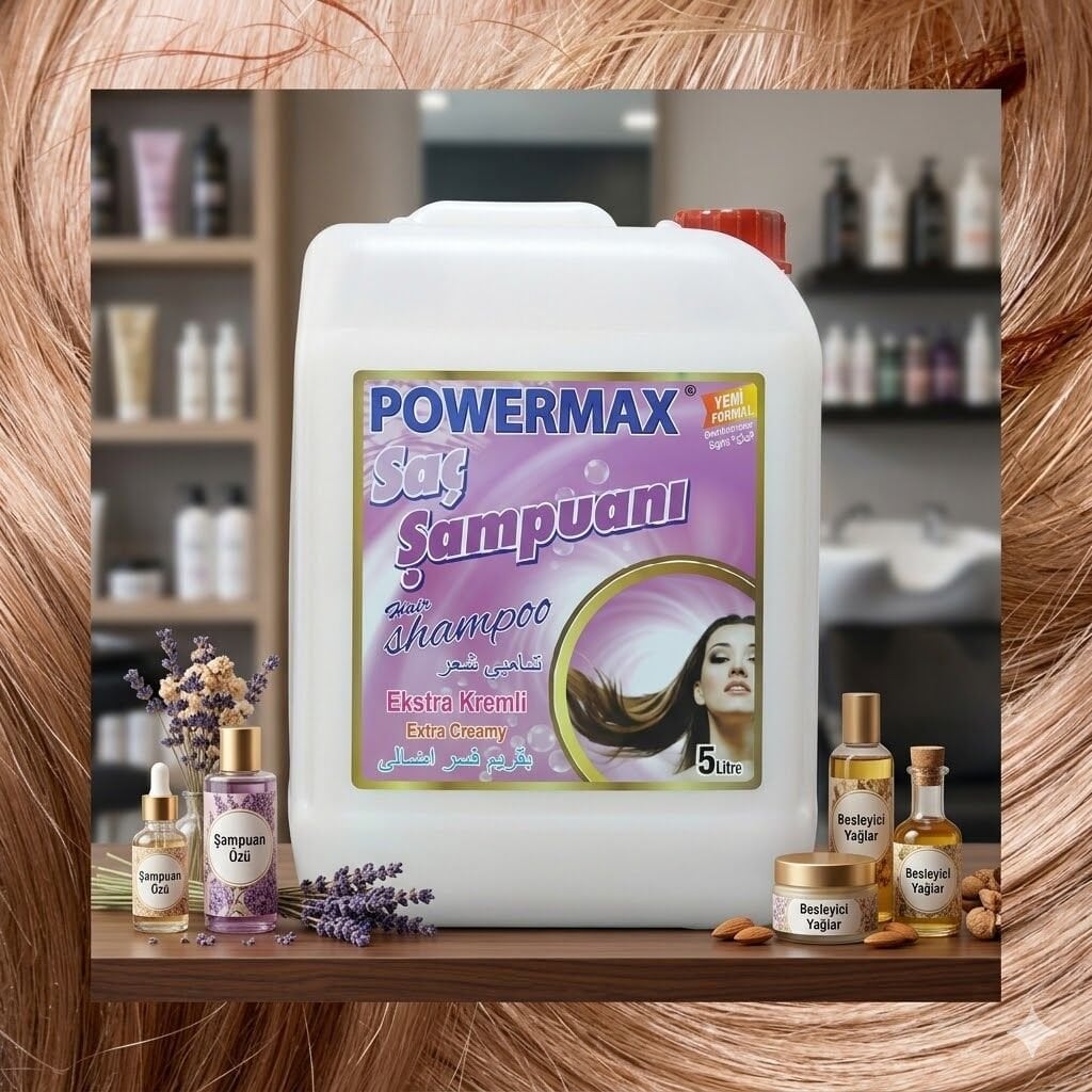 Powermax Kremli Saç Şampuanı 5 Kg