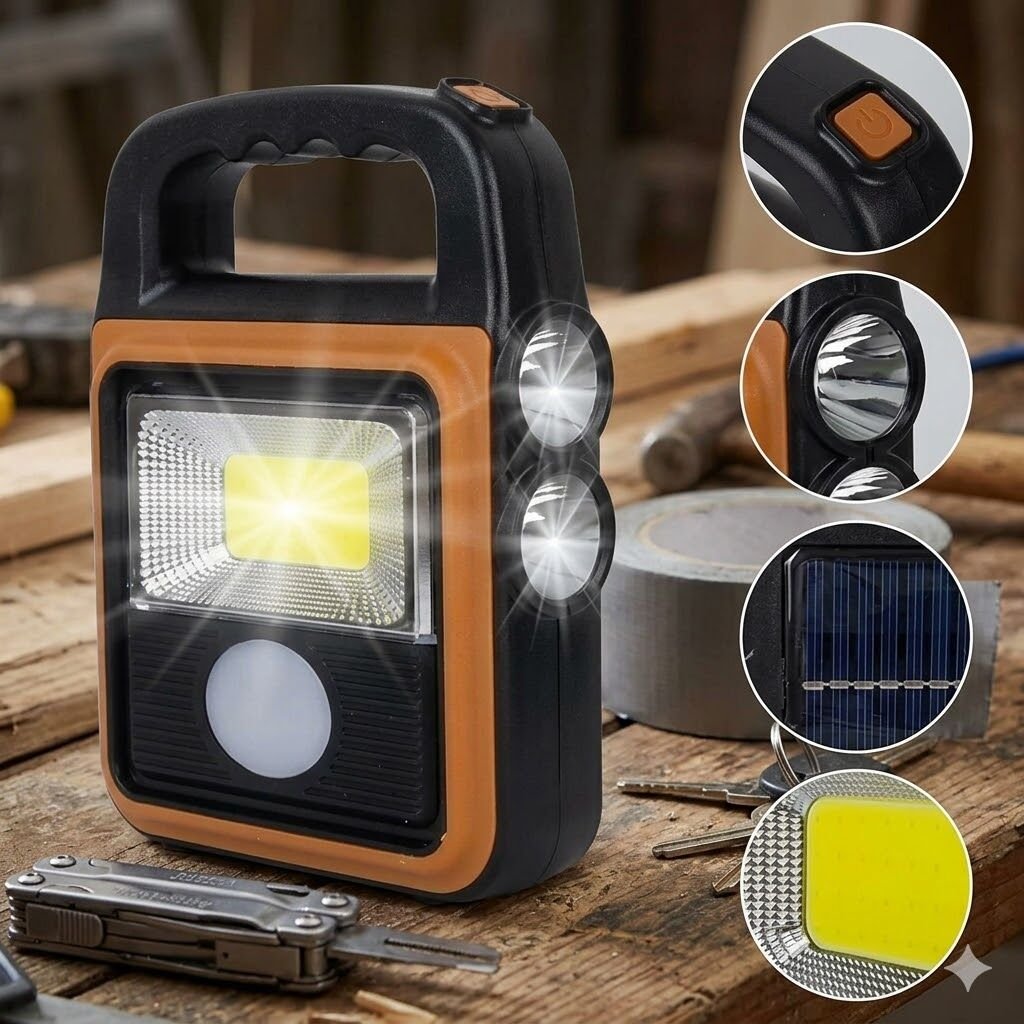 El Tipi Solar Işıldak Hs-8020