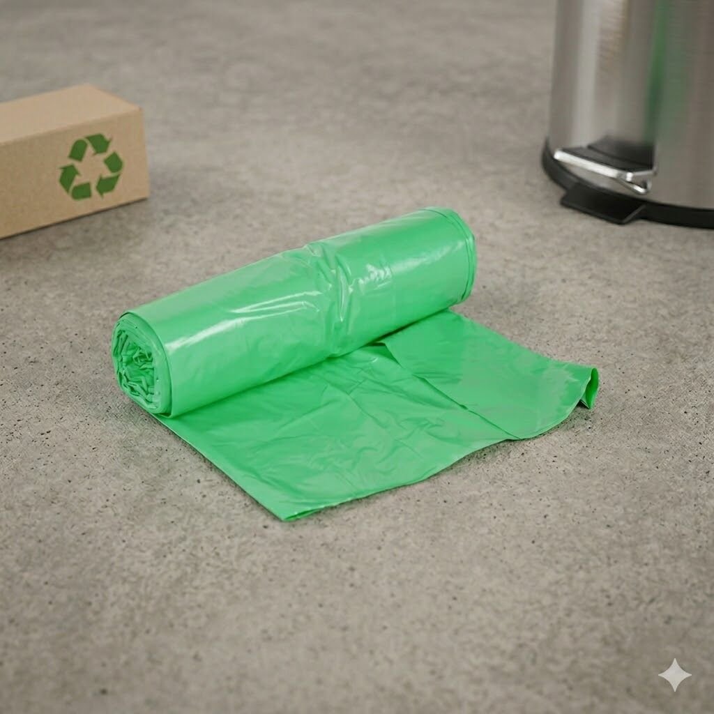 Endüstriyel Jumbo Yeşil Çöp Torbası 80*110
