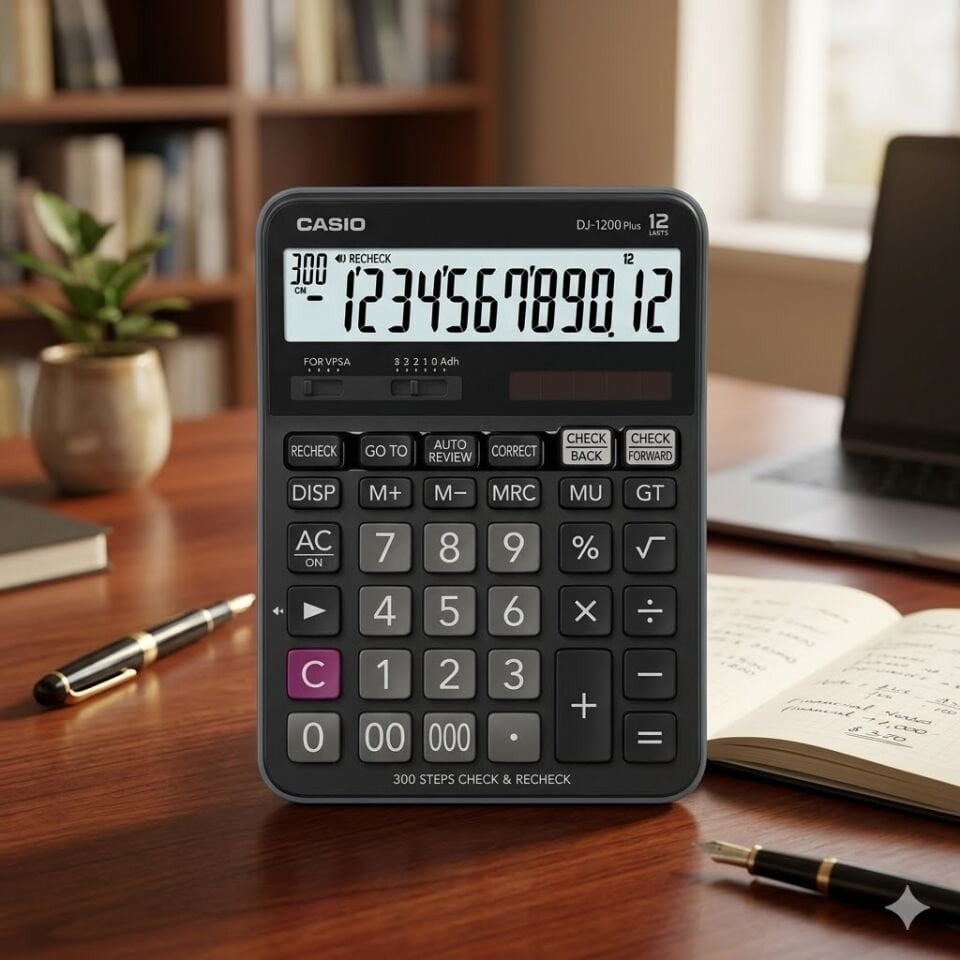 Casio Hesap Makinesi Dj -120 D