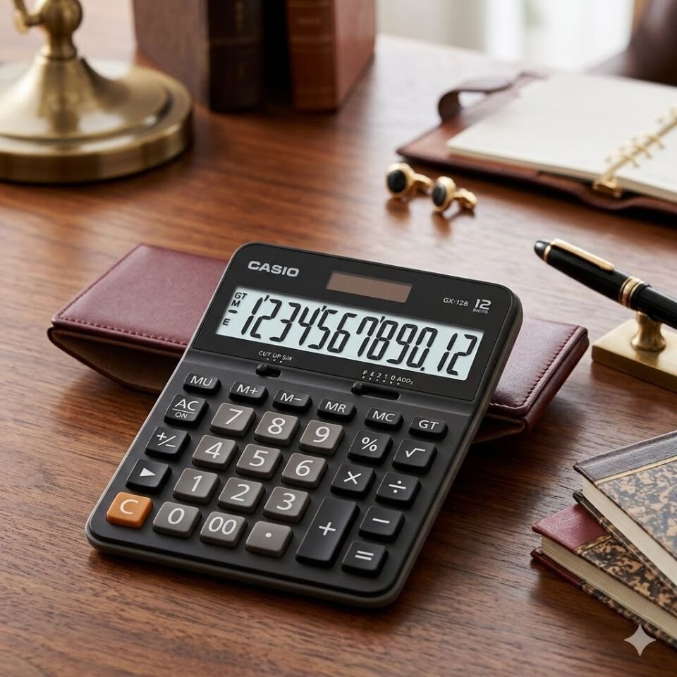 Casio Hesap Makinesi Dx-120 B Bk