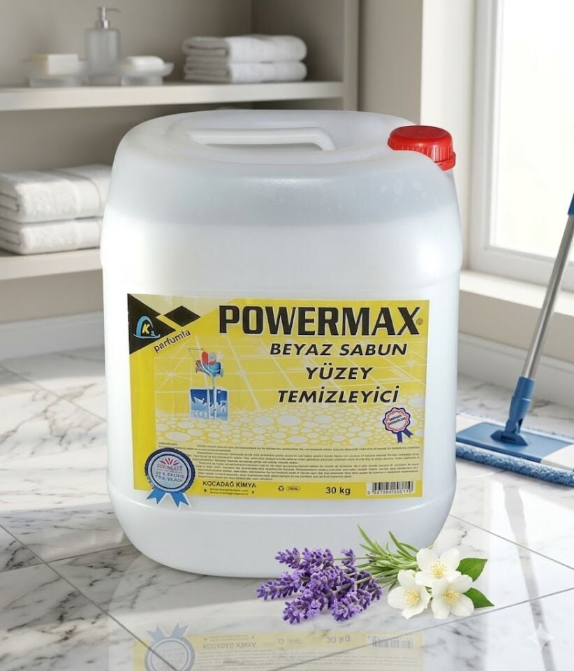 Powermax Beyaz Sabun Kokulu Yüzey Temizleyici 30 Lt