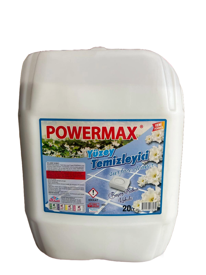 Powermax Beyaz Sabun Kokulu Yüzey Temizleyici 20 Lt