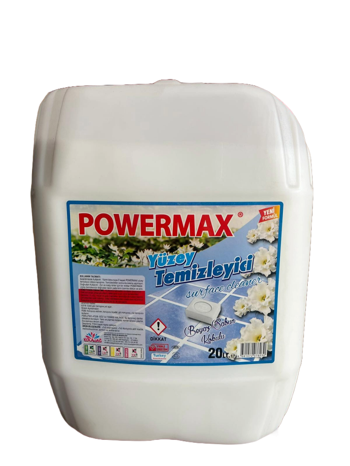 Powermax Beyaz Sabun Kokulu Yüzey Temizleyici 20 Lt