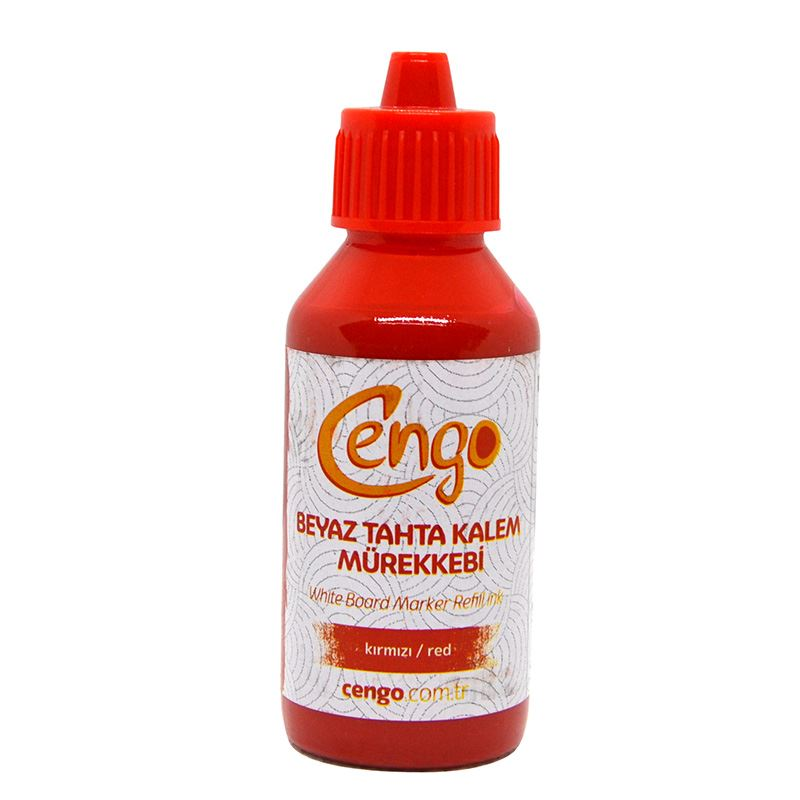 Cengo Tahta Kalem Mürekkebi Kırmızı 100 Ml