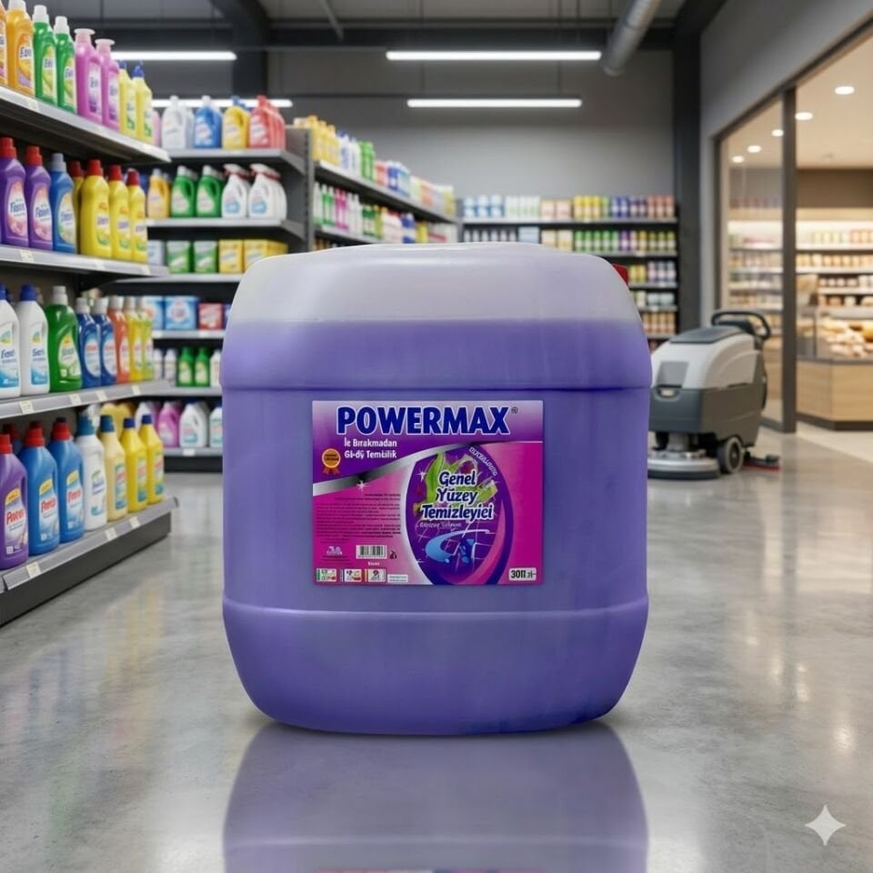 Powermax Yoğun Genel Yüzey Temizleyici 30 Kg Pembe *Çam Lavanta