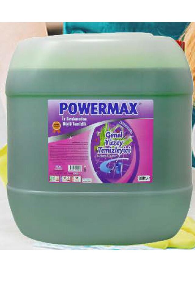Powermax Yoğun Genel Yüzey Temizleyici 30 Kg Pembe *Çam Lavanta