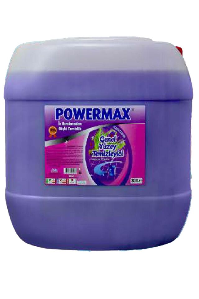 Powermax Yoğun Genel Yüzey Temizleyici 30 Kg Pembe *Çam Lavanta
