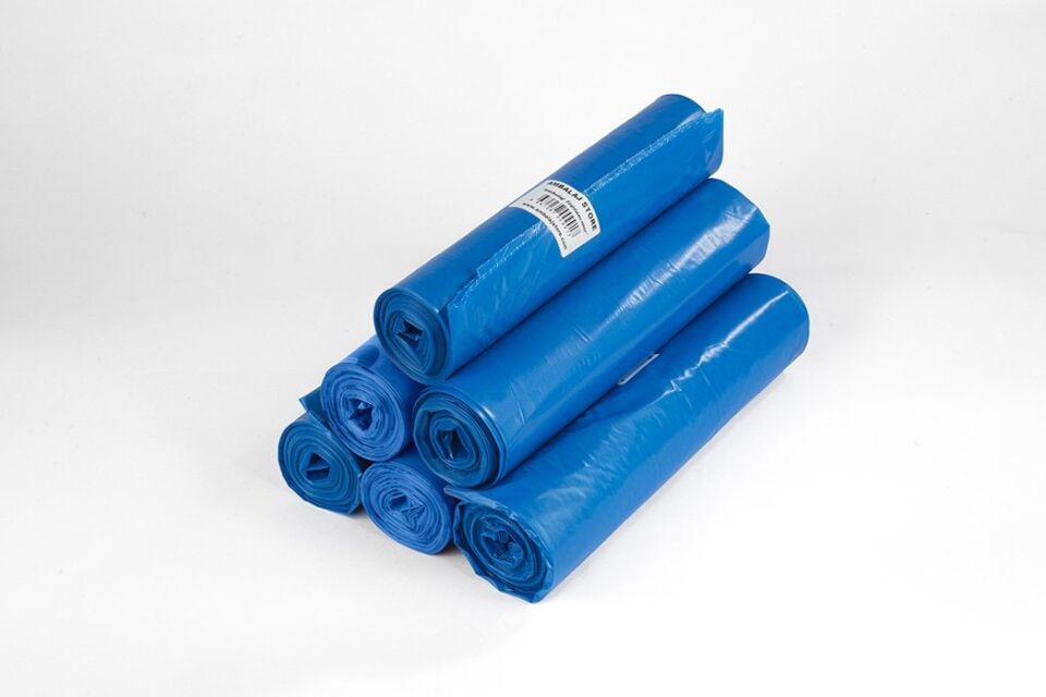 Kağıt Atık Jumbo Boy Çöp Torbası 80*110 Mavi