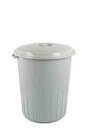 Çöp Kovası Yuvarlak Kapaklı 50 Litre