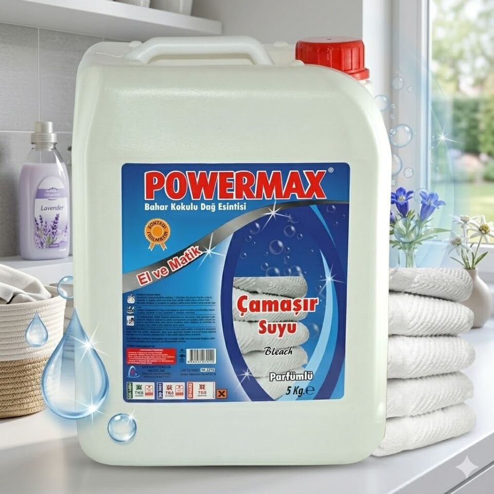 Powermax  Parfümlü Çamaşır Suyu 5 Kg