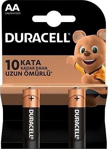 Duracell Aa Pil 2 Li Kalın Pil