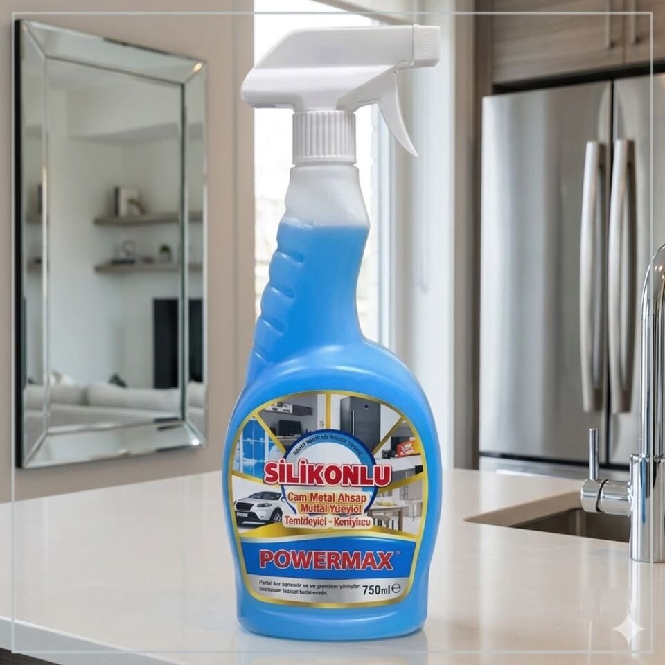 Powermax Silikonlu Cam Temizleyici 750 Ml Trigerli