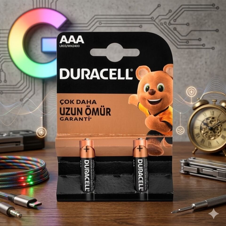 Duracell Aaa  Pil 2'Li İnce Pil